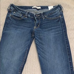 hollister dark wash jeggings skinny jeans
